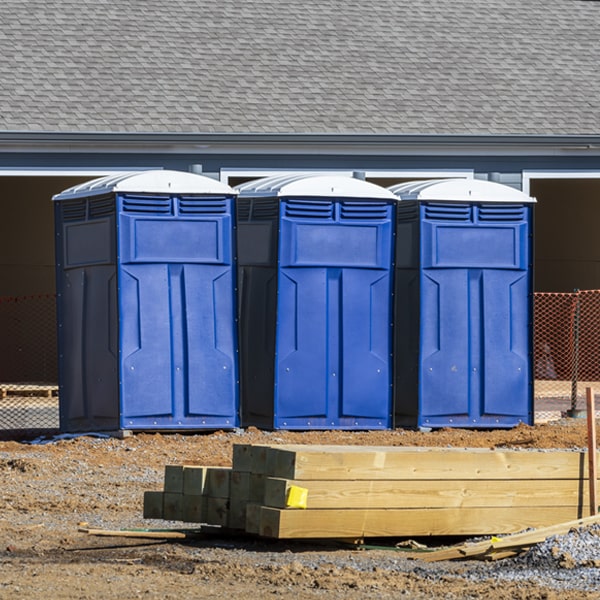 how often are the portable toilets cleaned and serviced during a rental period in Milan